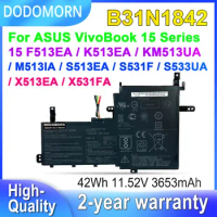 DODOMORN B31N1842 For ASUS VivoBook 15 F513EA F513EP F513IA K513E K513EA K513EP Series Laptop Battery 3ICP5/57/80 11.52V 42Wh