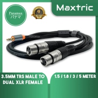 Panamax High Quality Audio Cable (3.5mm Stereo MALE - 2 X XLR FEMALE CABLE) = EC-1231