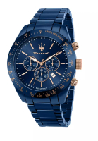 Maserati 【20 ATM Waterproof】Maserati Traguardo 45mm Men's Quartz Watch R8873650002