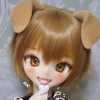 New 1/4 BJD Doll Head Anime Resin Material BJD Doll Lovely Head No Makeup DIY Doll Toys Girl Gift