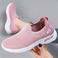Fesyen wanita Running Flats bernafas kasual luar cahaya berat kasut sukan berjalan Sneakers Spring fesyen berkualiti tinggi