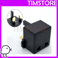 (CHGR10) Euro/US 2 Pin To 3 pin UK Traveller Conversion Plug Adaptor For Malaysia (Z7-2)