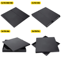 1Set Plastic Black Protective Front Bottom Shell For Sony PS4 1000 1100 1200 Housing for PS4 1000/11