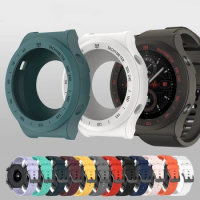 Silicone Strap Bezel Ring Frame Case Protector Shell For Huawei Watch GT 3 GT2 Pro Magic 2 GT3 46mm Band Wristband Bumper Cover