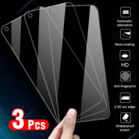 3PCS Clear Tempered Glass For Oppo Reno7 5G 7Z Full Cover Screen Protector For Oppo Reno7 Lite Full Glue Safety Phone Protection