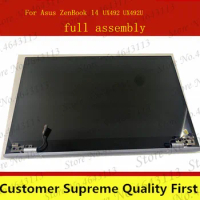 For Asus Zenbook 14 UX492 UX492U screen 14-inch touch LCD display component for the entire upper part blue