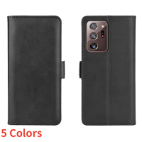 Case For Samsung note 20 ultra Leather Wallet Flip Cover Vintage Magnet Phone Case For Galaxy note 20 ultra