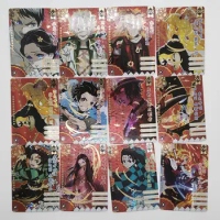 Anime Demon Slayer SSR series collection card Tomioka Giyuu Rengoku Kyoujurou Uzui Tengen Children's toys Board game card