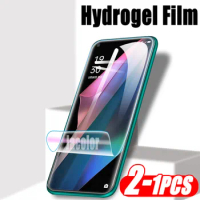 1-2PCS Safety Hydrogel Film For OPPO Find X3 Pro X5 Screen Gel Protector Not Glass For FindX3 X3Pro FindX5 X5Pro OPO X 5 5Pro