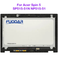 15.6" Laptop LCD Touch Screen B156HAN06.1 For Acer Spin 5 SP515-51N NP515-51 Digitizer Assembly IPS Display FHD
