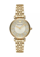 Emporio Armani Emporio Armani Women's Analog Watch ( AR11608 ) - Quartz, Gold Case, Round Dial, 14 MM Gold Stainless Steel Band