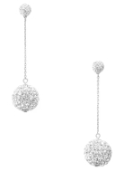 Kate Spade Razzle Dazzle Linear Earrings in Clear/ Silver o0ru2975