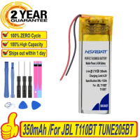Top Brand 100% New 350mAh T110BT Battery for JBL T110BT TUNE205BT T190BT t120 Headset Batteries