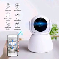 IP Camera CCTV V380 Pro PTZ Snowman Motion Track Detection Two Way Audio Smart Kamera Pengawas Full