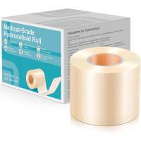 hidrokoloid, untuk jerawat, saiz dan bentuk DIY, 2 in x 6.6 ft,acne scars hydrocolloid roll pimple p