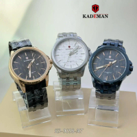 KD9098 KADEMAN Watch Jam Tangan Lelaki Men Watch Stainless Steel Luxury Gift Set Hadiah Lelaki Analo