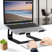 Vertical Laptop Stand Ergonomic Aluminum Laptop Computer Stand Laptop Riser Notebook Holder Stand Macbook Pro Support