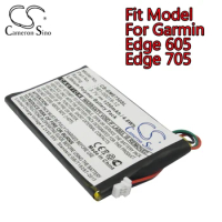 Cameron Sino GPS, Navigator Battery for Garmin Edge 605 Edge 705 1250mAh
