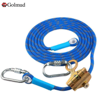 直銷價✅Golmud安全繩自鎖器高空防墜器抓繩器防墜落保護器止墜器卡鎖器