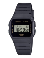 CASIO นาฬิกาข้อมือ F-91WB-8ADF สีเทา