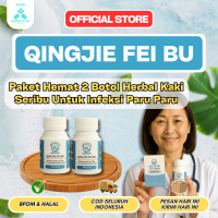 Qingjie Fei Bu - 2 Botol Herbal Kaki Seribu Untuk Infeksi Paru Paru Aman Untuk Anak BPOM
