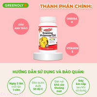 heavy duty Tinh dầu hoa anh thảo David Health hỗ trợ cân bằng nội tiết tố làm đẹp da tóc, móng Eveni