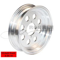 3.50-10 aluminum alloy wheel hub Scooter scooter, electric tire, round front balance car, Accessories