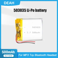 503035 3.7V 500mAh Lithium Polymer Rechargeable Battery For GPS MP3 MP4 Toy Bluetooth Speaker Headset Smart Watch Power Bank