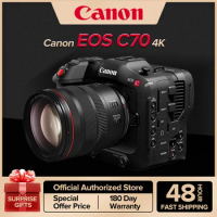 Canon EOS C70 4K RF Ultra High Definition Cinema Camera Live Broadcast Professional Digital News Interview Recorder