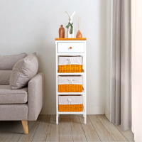 SOHO.ID Furniture Kabinet Laci Nakas Penyimpanan - French Rattan 1 + 3