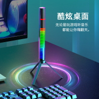 氛圍燈 拾音燈 節奏燈 RGB拾音氛圍燈聲控音樂頻譜電競房氣氛節奏燈LED電腦桌面APP自動『xy14357』