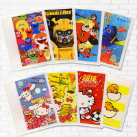 迪士尼 Hello Kitty 環保書套 6入組(綜)，實用/文具用品/開學必備/辦公用品/環保書衣/芝麻街/懶懶熊，X射線【C536229】