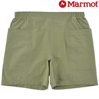 Marmot 土撥鼠 DA 男款 網眼透氣短褲/休閒褲 MTSS25MHP032 J027 卡其綠
