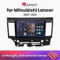 Junsun V1 AI Voice Wireless CarPlay Android Auto Radio For Mitsubishi Lancer 2007 2008 - 2013 Car Multimedia GPS 2din autoradio