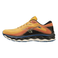 Mizuno Wave Sky 7 [J1GC230205] 男 慢跑鞋 運動 馬拉松 緩衝型 透氣 回彈 美津濃 橘黃