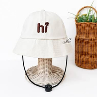 Jocoproduction - Topi Anak Fashion Bucket Hat Kualitas Ekspor Premium 2–5 Tahun Bordir Hi Smile Buc.