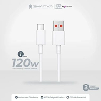 OnPrime 43221 Stone Series Kabel Data USB A to Type C 6A 120W 1M 1 Meter Hyper Fast Charging TPE Put