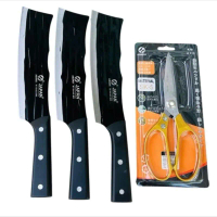 Combo 3 dao Nhật K217 Tặng Kèm Kéo SK5  Như Hình Dao Japan