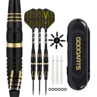 ProudNada Toy ลูกดอกปาเป้าเหล็ก, อะลูมินัมอัลลอย 23 กรัม (3 ดอก+กล่อง) GOODARTS DARTS