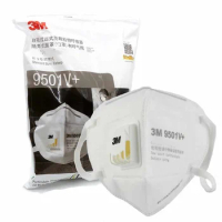 6pcs/15pcs/25pcs 3M 9501V+ respiratory Face Masks Anti haze PM2.5 Filter Head mounted Cool Flow Valve Breathable Safety mask