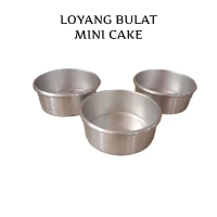 Loyang Kecil Loyang Bulat Mini Cake  Kue Bolu Ukuran .8-20Cm tinggi 4cm isi 1 pcs Kitchenware
