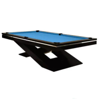 High Quality Modern Looking Real Leather Pockets Pool Table with 7ft 8ft 9ft Size Options