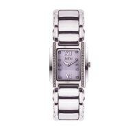 นาฬิกา Julius JA812 หน้าปัดทรงเหลี่ยมตัวเลขโรมัน อัพลุคลักชูให้ดูแพง สายสแตนเลสบานพับใส่แล้วแนบข้อมื