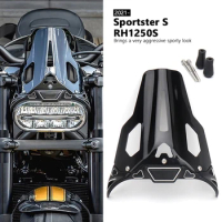 Motorcycle PC Windscreen Screen Windshield Fairing Accessories Black For Sportster S SPORTSTER S RH1250S 2021 2022 2023