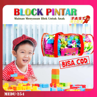 Mainan Edukasi Anak Balok Susun Pintar Isi 108 Pcs 3D Puzzle Brick Game Building Block