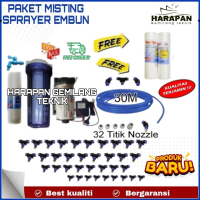 Mesin Walet Paket Misting Nozzle Sprayer Embun 32 Titik Nozzle Lengkap