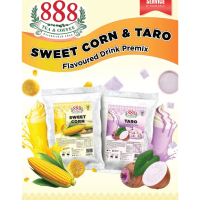 (Ready Stock)888 Taro Sweet Corn Lime Flavoured Drink Premix Air Balang Drink (650g)