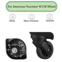 For American Tourister W158 Universal Wheel Trolley Case Wheel Replacement Luggage Pulley Sliding Casters wear-resistant Repair