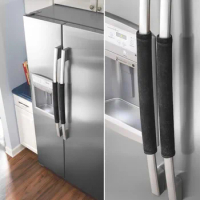 2Pcs/Set Refrigerator Door Handle Cover Kitchen Appliance Decor Fridge Oven Handle Antiskid Door Knob Protector Home Decors