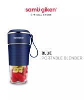 Samu Giken Samu Giken Portable USB Electric Fruit Juicer Cup Bottle Mixer/Rechargeable Juice Blender Blue